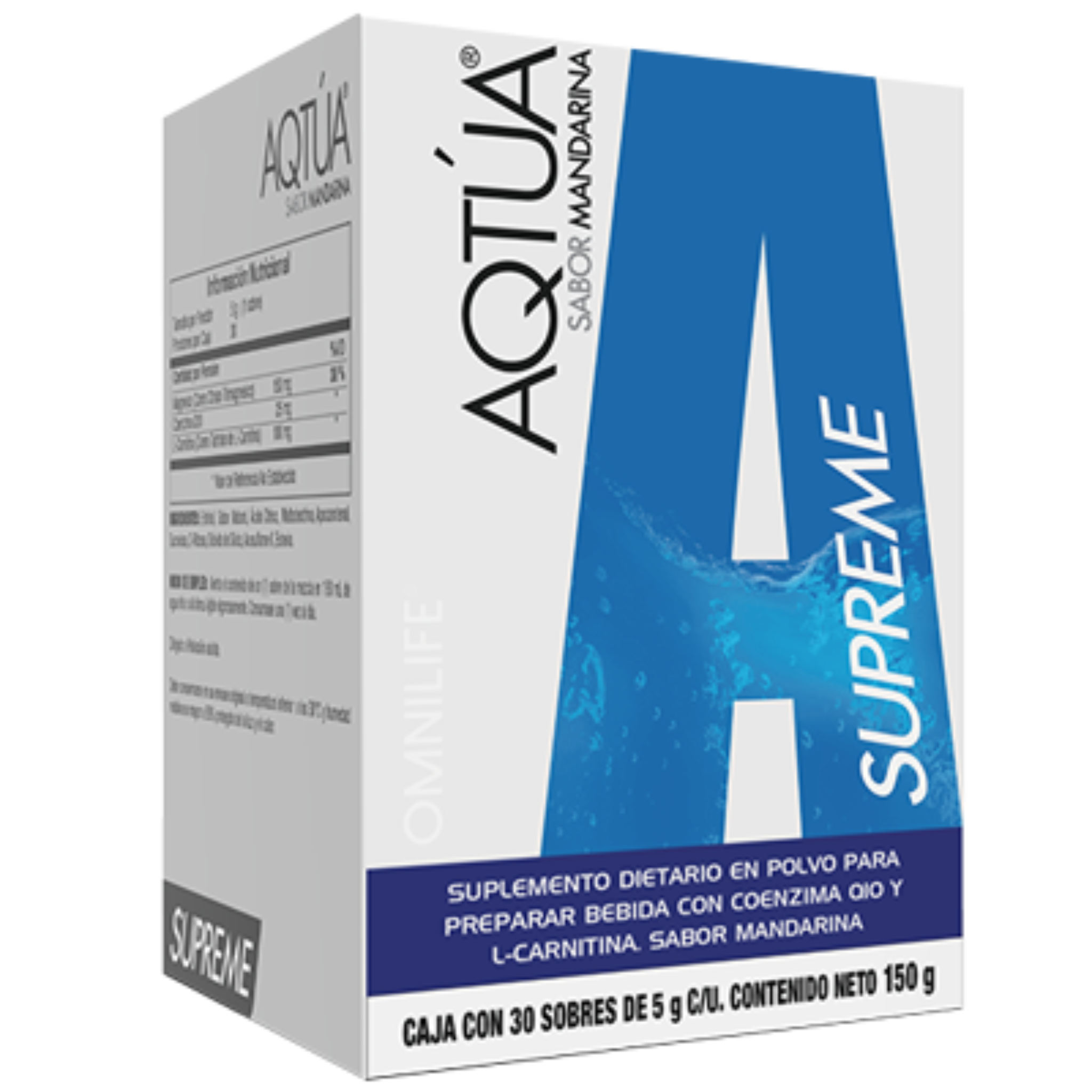 AQTÚA Supreme Mandarin Flavor: Activate your cellular energy from within! 