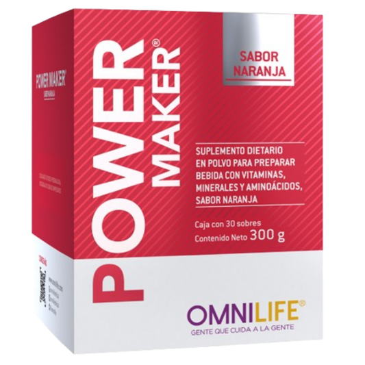 Power Maker Sabor Naranja | Potencia tu Energía, Músculos y Vitalidad