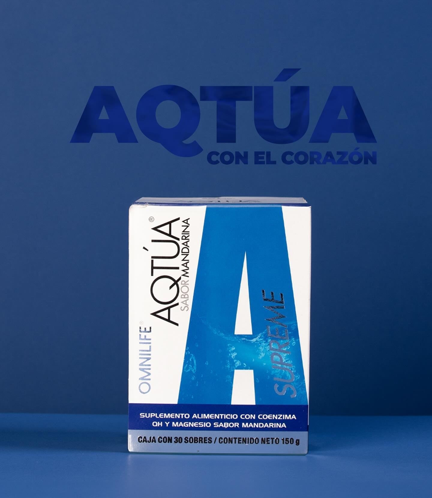 AQTÚA Supreme Mandarin Flavor: Activate your cellular energy from within! 