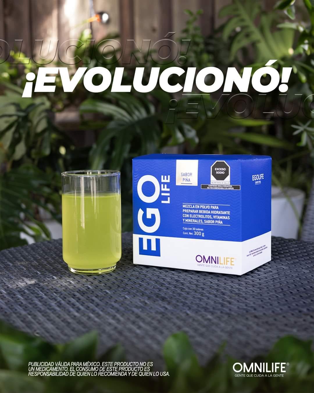 EGO LIFE Supreme Piña – Hidratación Inteligente con Vitaminas y Energía Natural