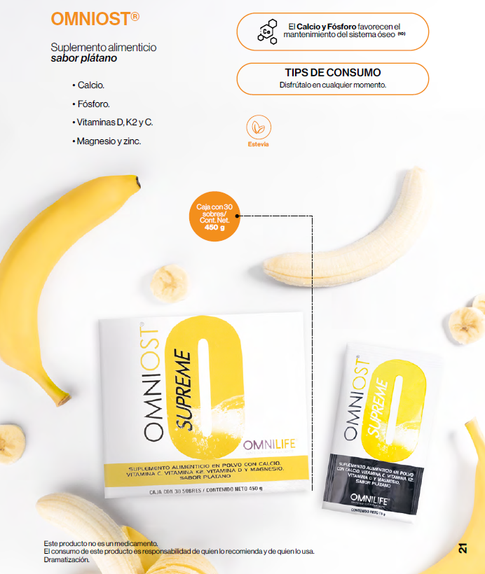 OMNIOST – Fortalece tus huesos con cada sorbo